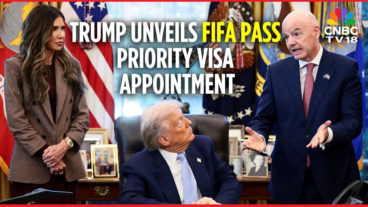Trump Unveils FIFA PASS Scheme To Give Priority Visa Appointment Access To World Cup Fans | N18G