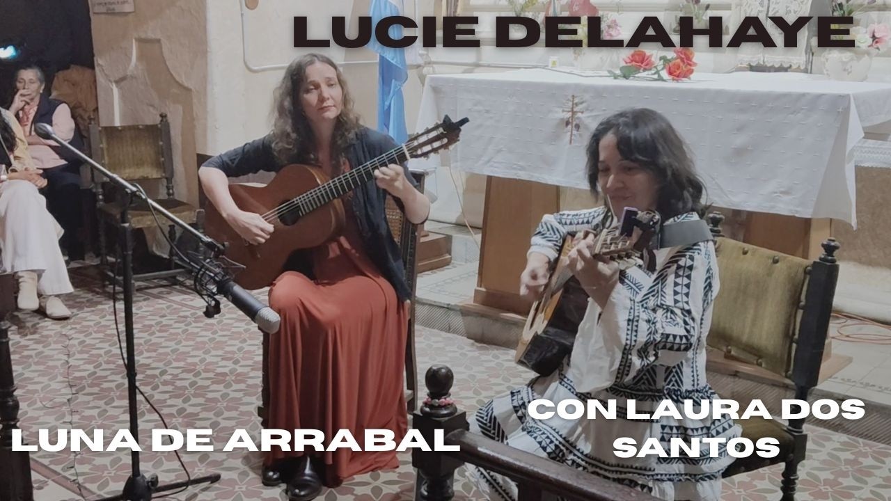 Lucie Delahaye y Laura Dos Santos interpretando el waltz, Luna de Arrabal