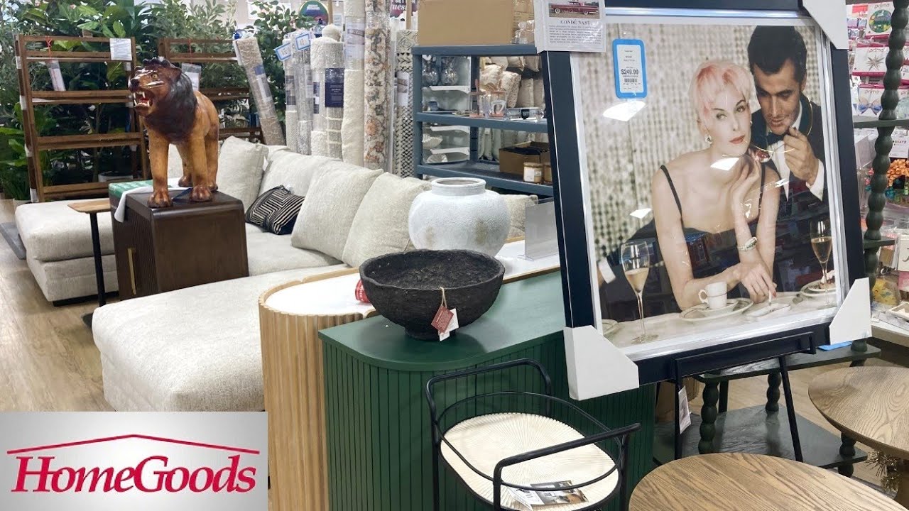 HOMEGOODS SOFAS ARMCHAIRS COFFEE TABLES DECOR FURNITURE SHOP WITH ME SHOPPING STORE WALK THROUGH