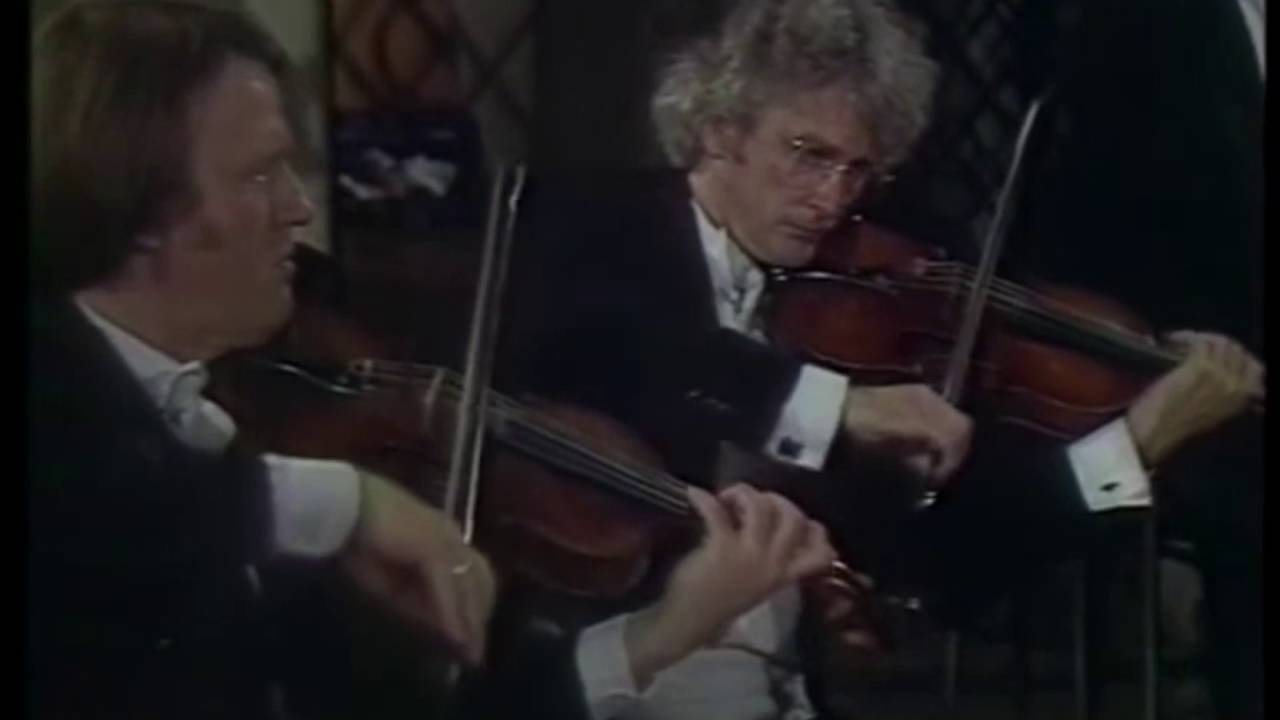 Bach - Kunst der Fuge Stuttgart Chamber Orchestra (extract) with Dietrich playing the viola