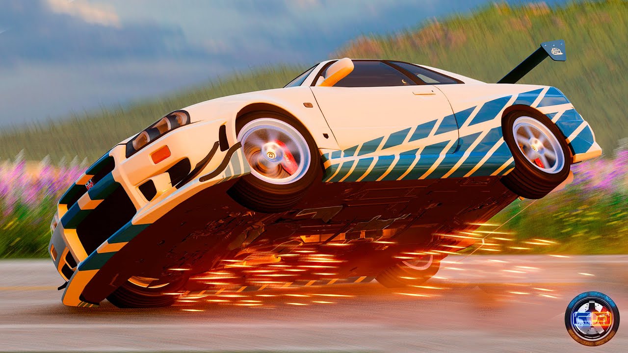 Satisfying Rollover Crashes #50 - BeamNG.drive CRAZY DRIVERS