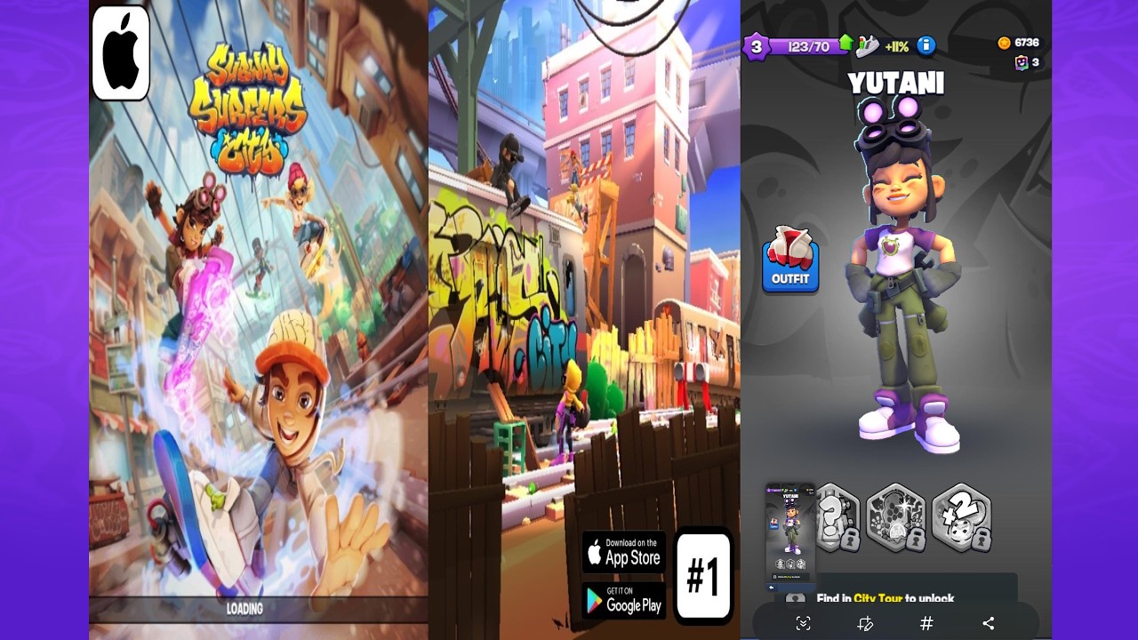 Subway Surfers City Yutani #1 Games Play FR Iphone
