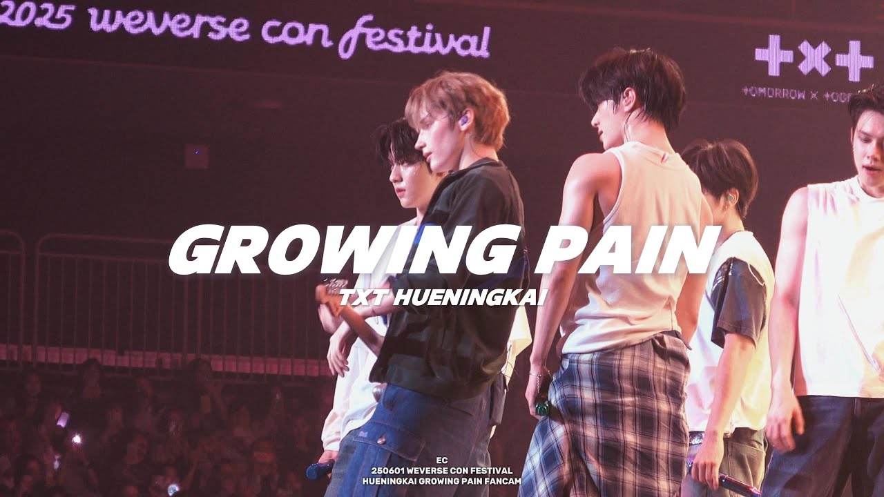 [4K60P] 250601 WEVERSE CON FESTIVAL - GROWING PAIN (TXT HUENINGKAI FANCAM)