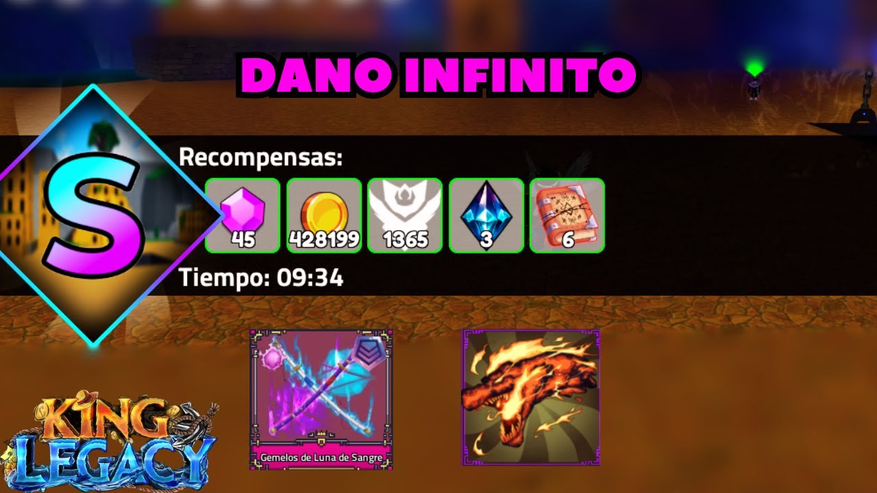 RANK S | Blood Moon Twins X Magma V2 - King Legacy