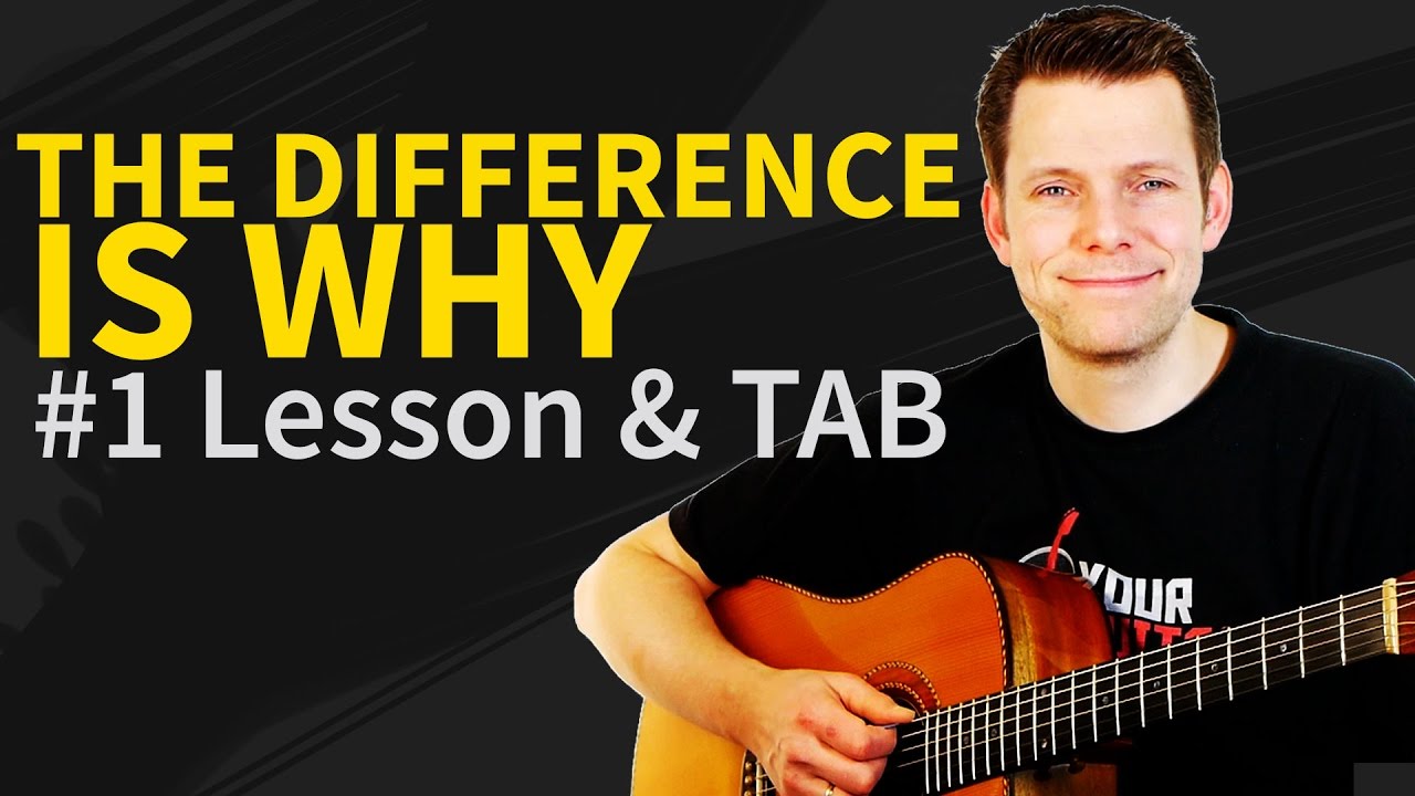 How to play The Difference Is Why Guitar Lesson & TAB - Lenny Kravitz