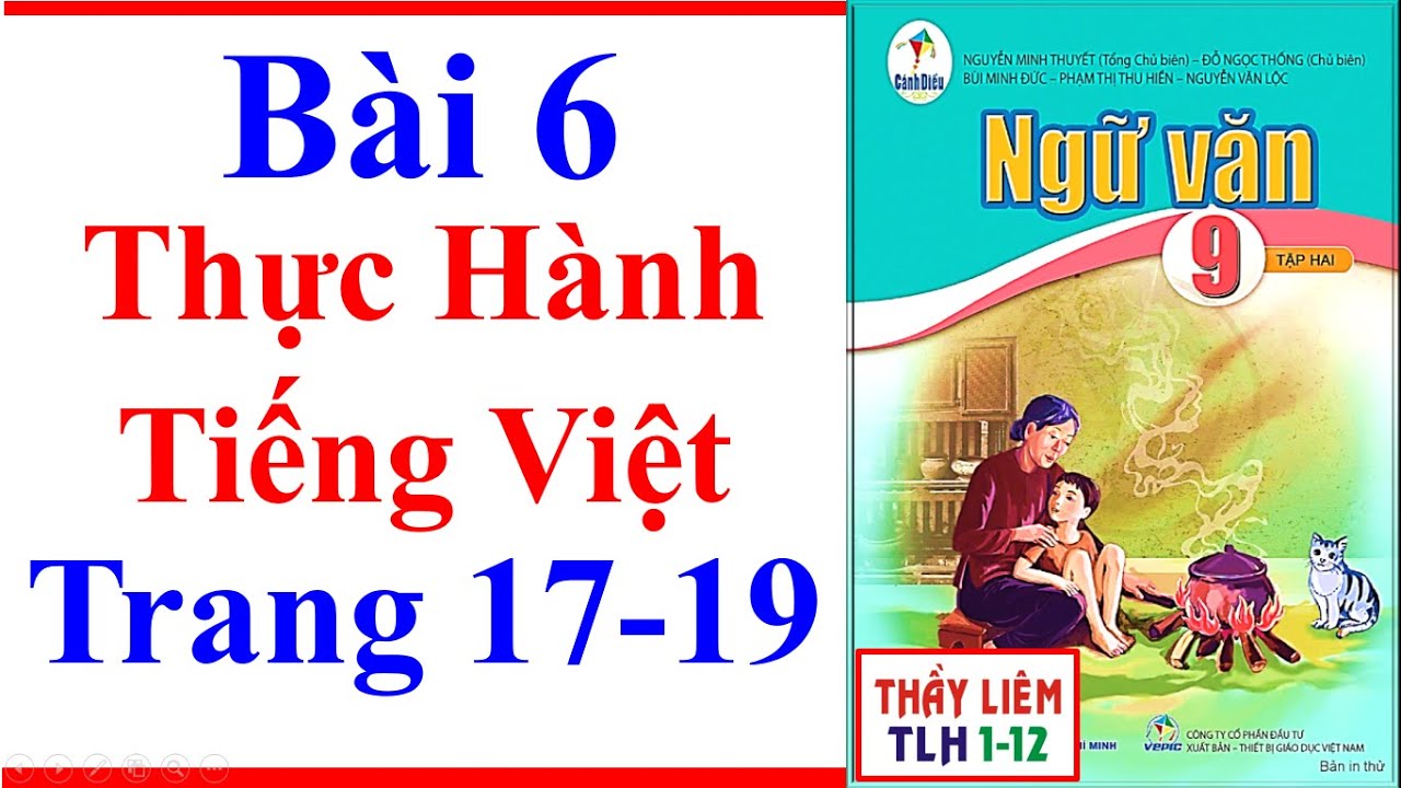 Ngữ Văn 9 Bài 6 | Thực Hành Tiếng Việt | Trang 17 – 19 | Cánh Diều | Tóm Tắt | tập 2