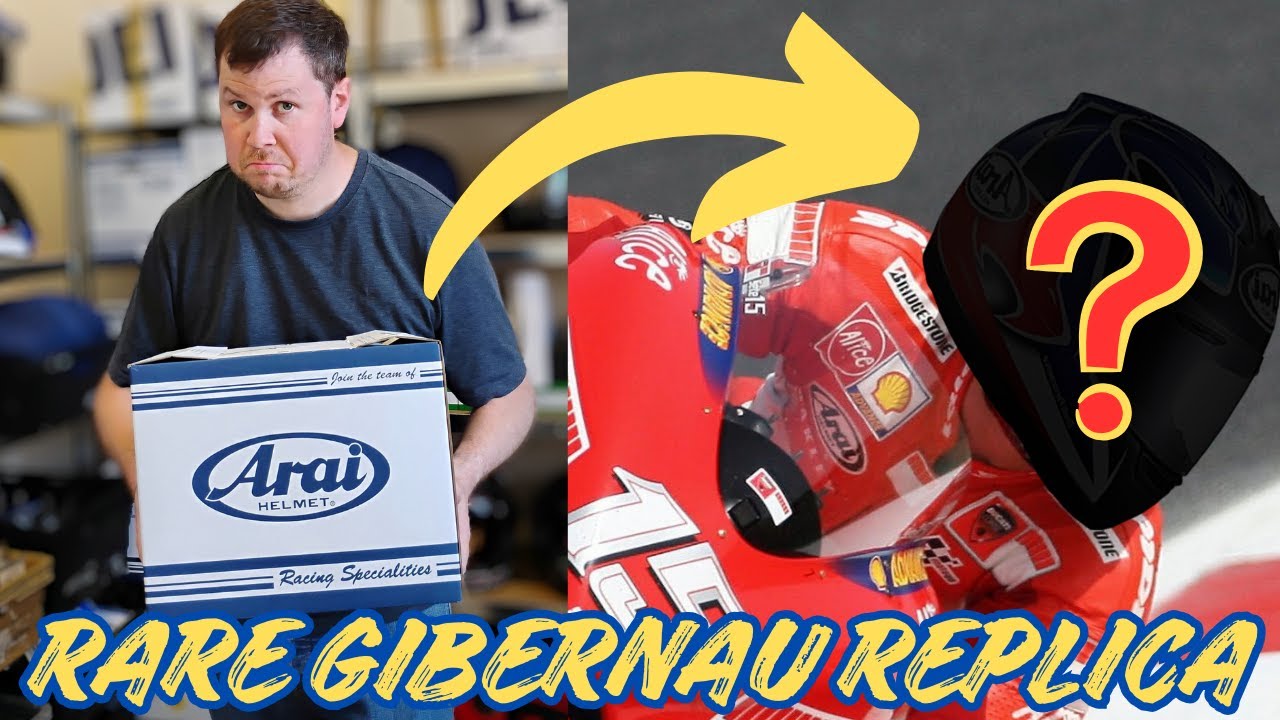 I Bought A Rare Sete Gibernau MotoGP Replica Arai Helmet