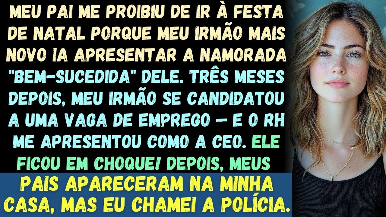 Meus pais me proibiram de participar do Natal — e depois me imploraram por um emprego para o meu