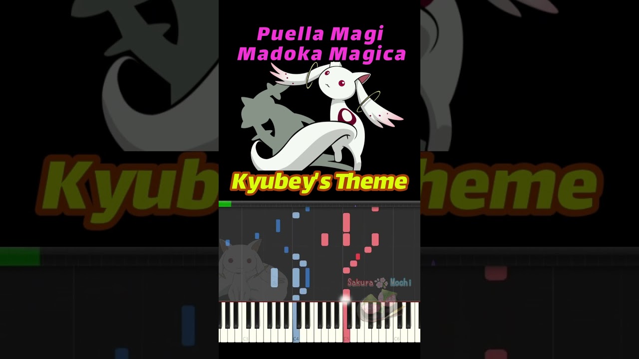 Puella Magi Madoka Magica 🎹 Piano Short | Iconic Theme #shorts