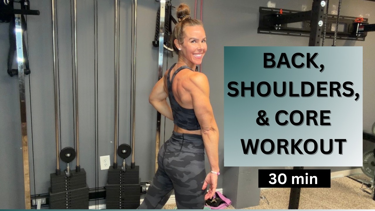 Shoulders, Back & Core Workout for Women Over 40 | Build Lean Muscle & Strength