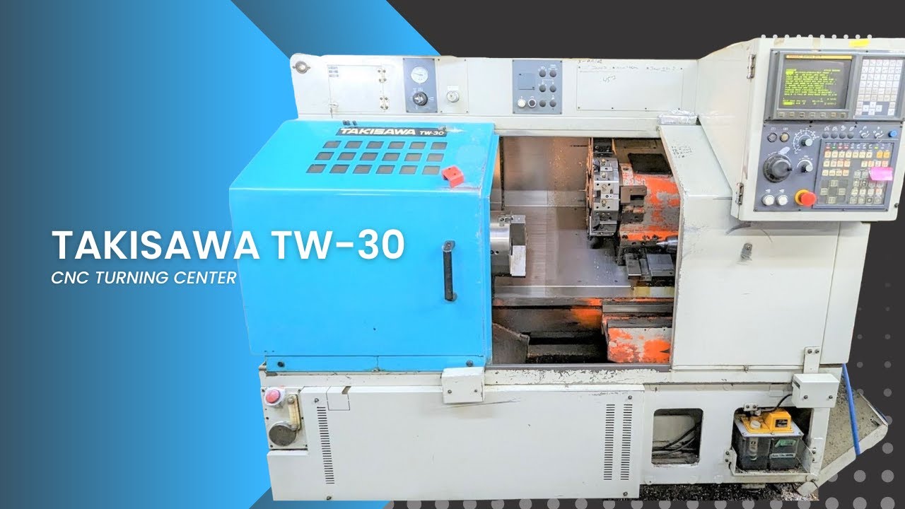 TAKISAWA TW-30 CNC TURNING CENTER SKU 2473 &ndash; MachineStation