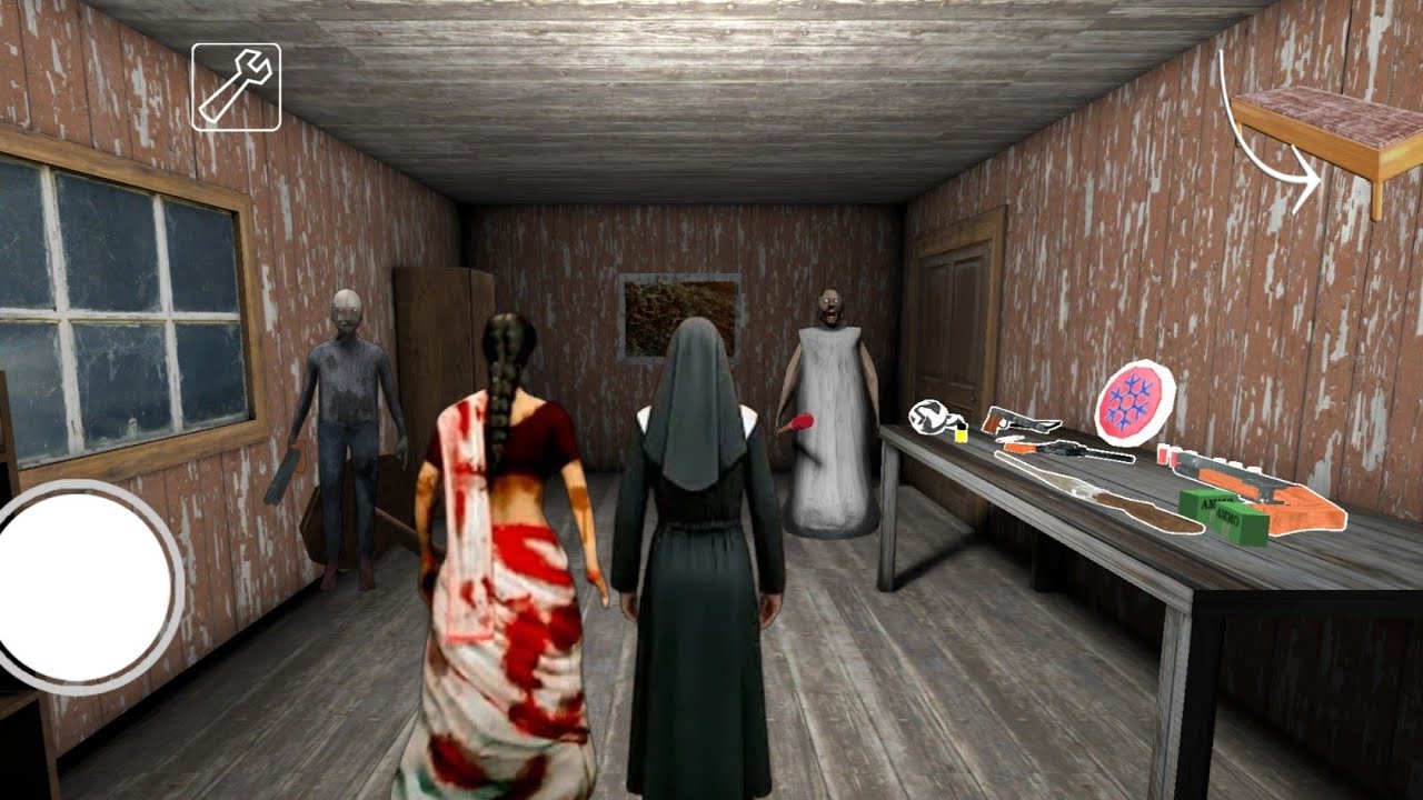playing as kamla, evil nun in granny 1 | grandpa game | grandpa granny game gameplay | part 17 🤩