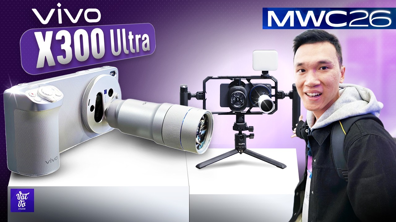 Cận cảnh vivo X300 Ultra: Bộ phụ kiện quá xịn, SẼ BÁN CHÍNH HÃNG tại Việt Nam!!