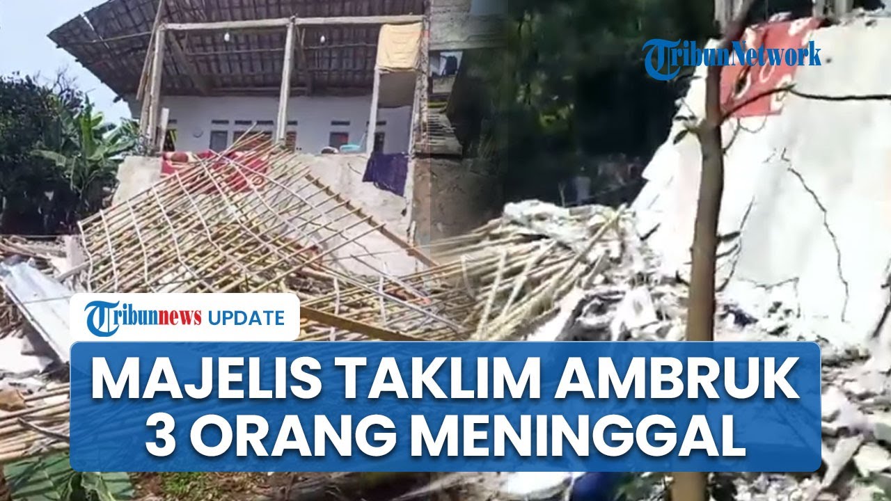 Kronologi Ambruknya Bangunan Majelis Taklim di Bogor saat Maulid Nabi, 3 Orang Meninggal