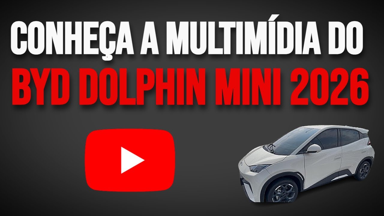 Conheça totalmente a multimídia do BYD DOLPHIN MINI 2026!