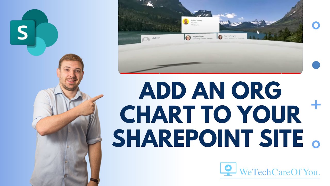 2 ways to add an org chart to your SharePoint site - WeTechCareOfYou