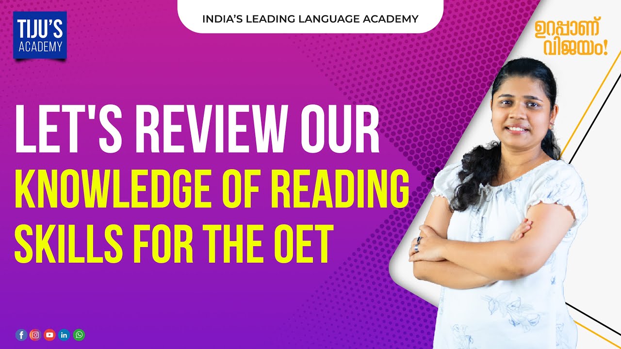 OET Exam Preparation - Let's review our knowledge of OET Reading