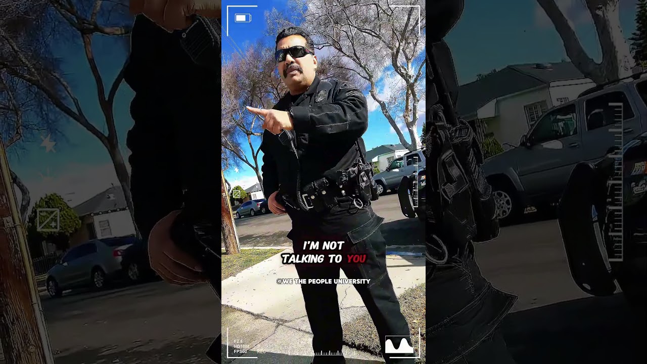 I Don&rsquo;t Answer Questions&rsquo;: Calm Cop Watcher Shuts Down Unlawful Inquiry