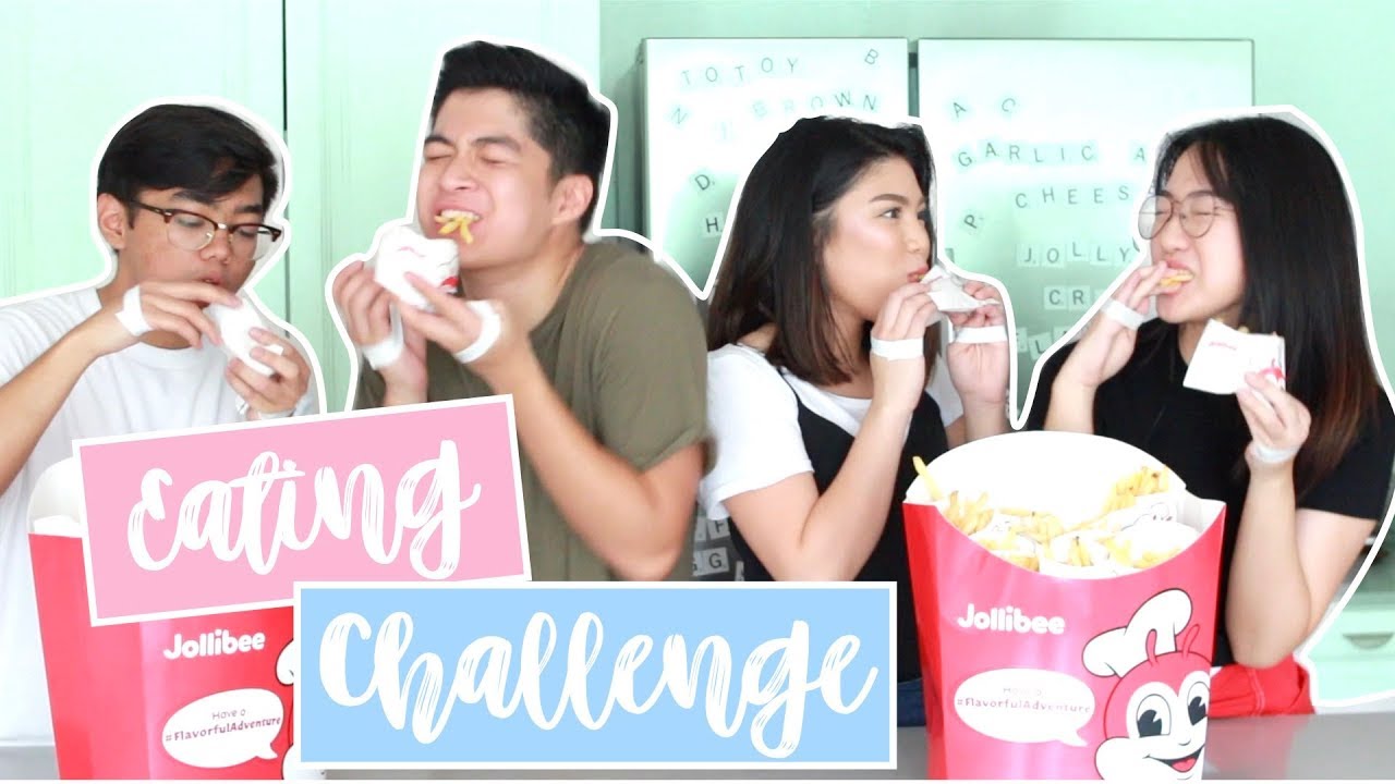 INSANE JOLLIBEE EATING CHALLENGE! ft. David Samson, Kali Vidanes, Nadine Felice | Janina Vela