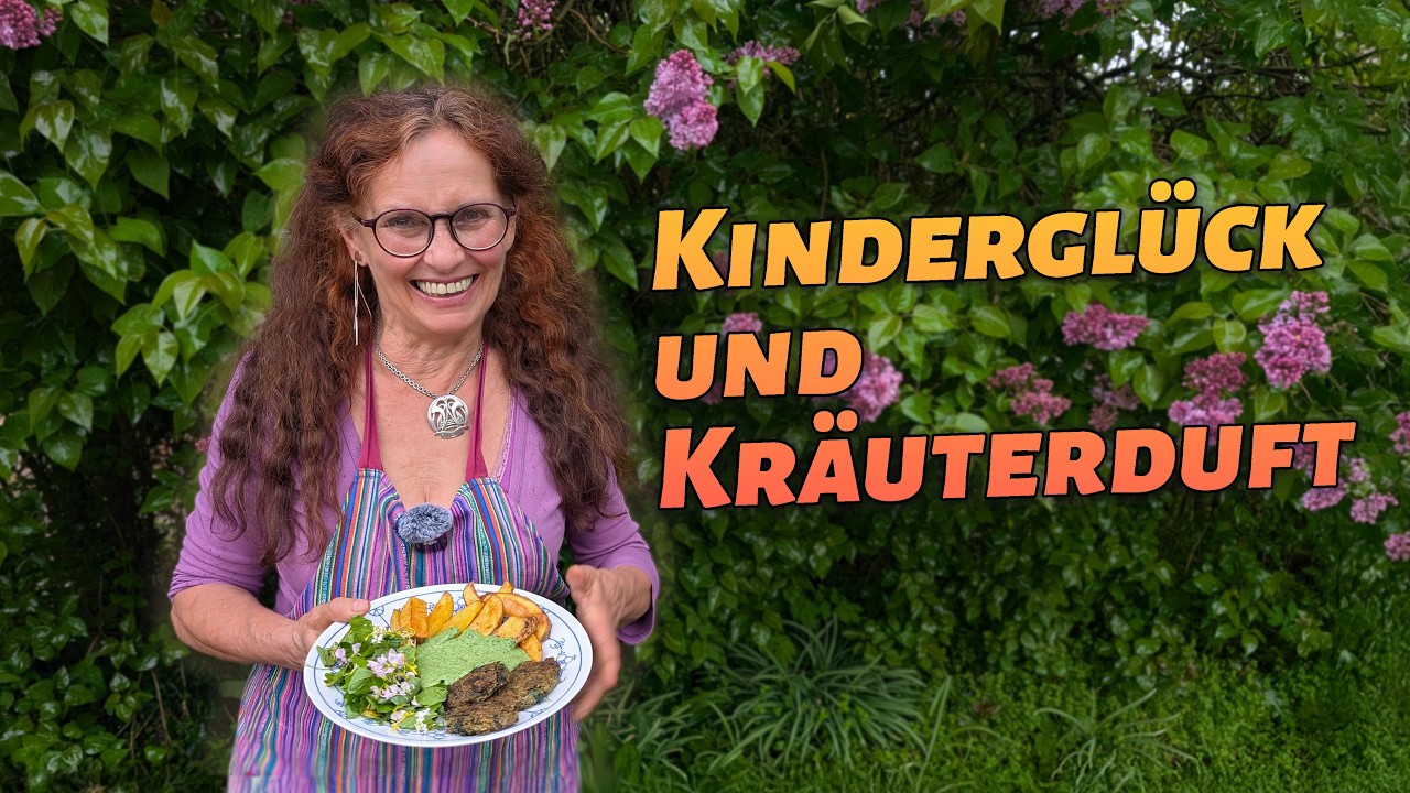Gesunde Kindergerichte: Pomme frites, grüne Plätzchen & wilder Kräuterdip mit Elisabeet