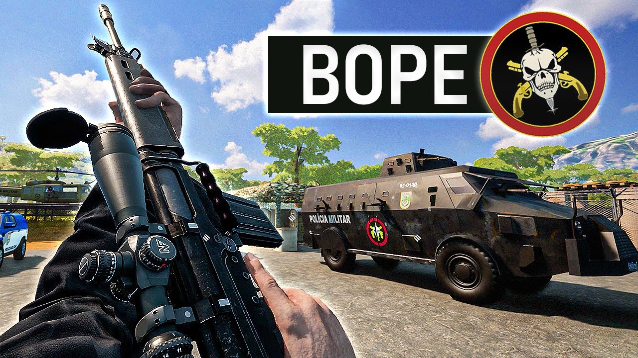 O FPS que te permite subir a FAVELA com o BOPE