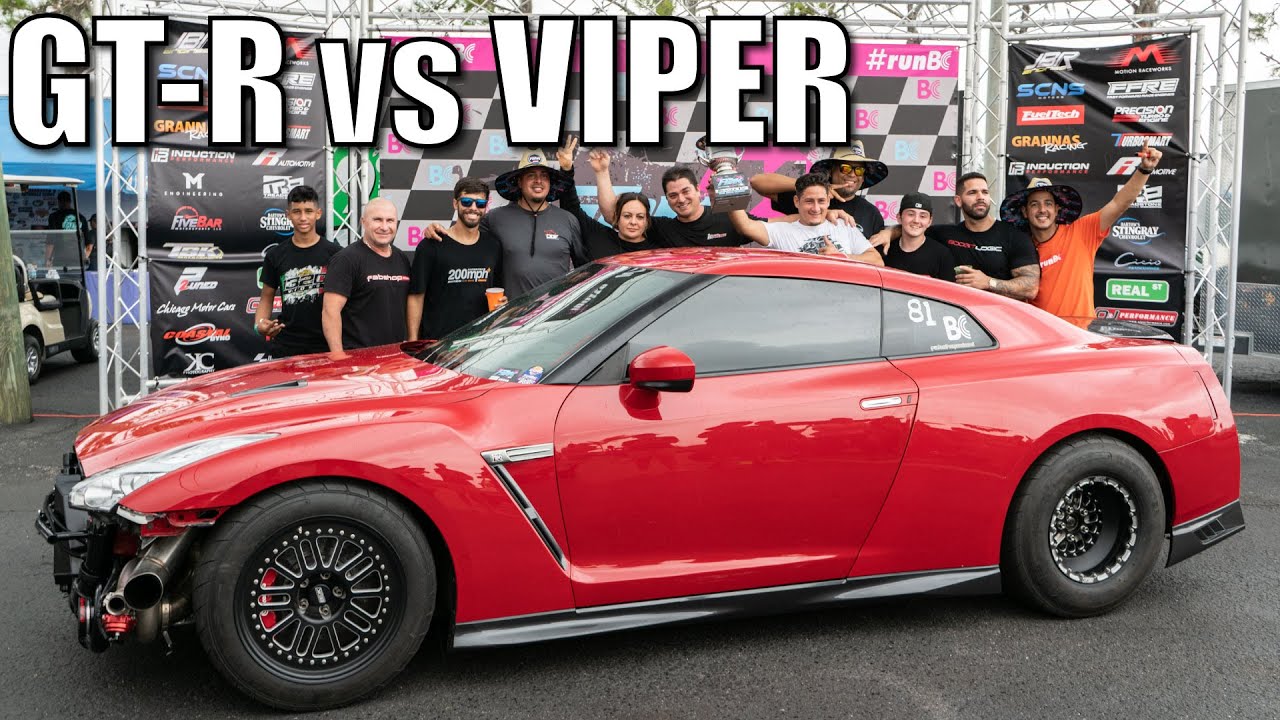 Texas Killer Nissan GT-R vs Twin Turbo Vipers @ FL2K 2021 Roll Race Eliminations