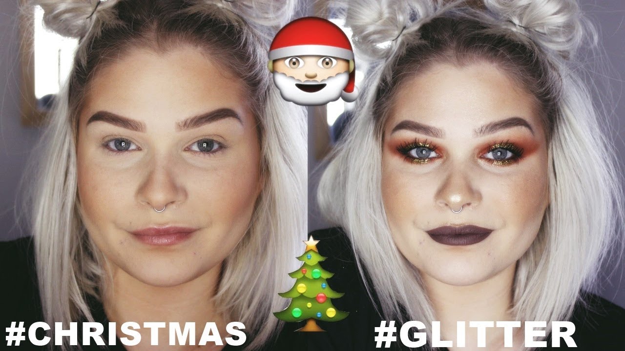g l i t t e r | Festive makeup #CHRISTMAS