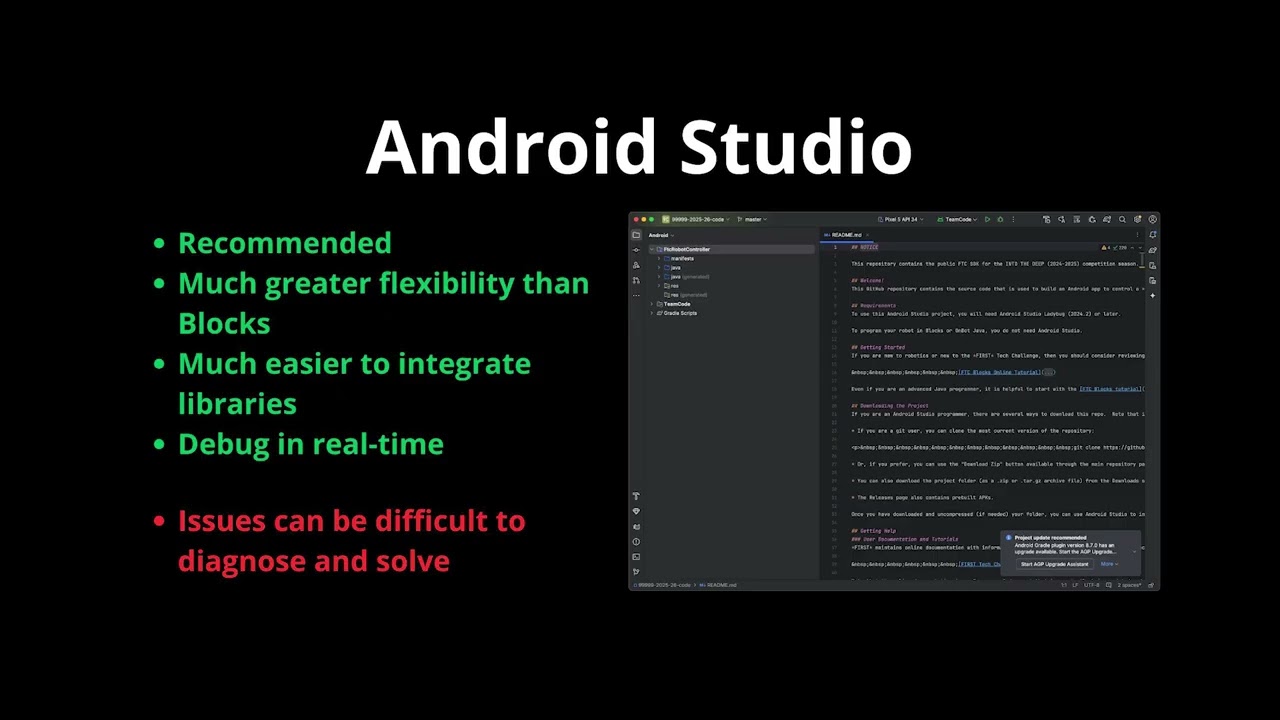 [FTC 101] - How to Start Programming FTC Robots | Blocks vs OnBot Java vs Android Studio