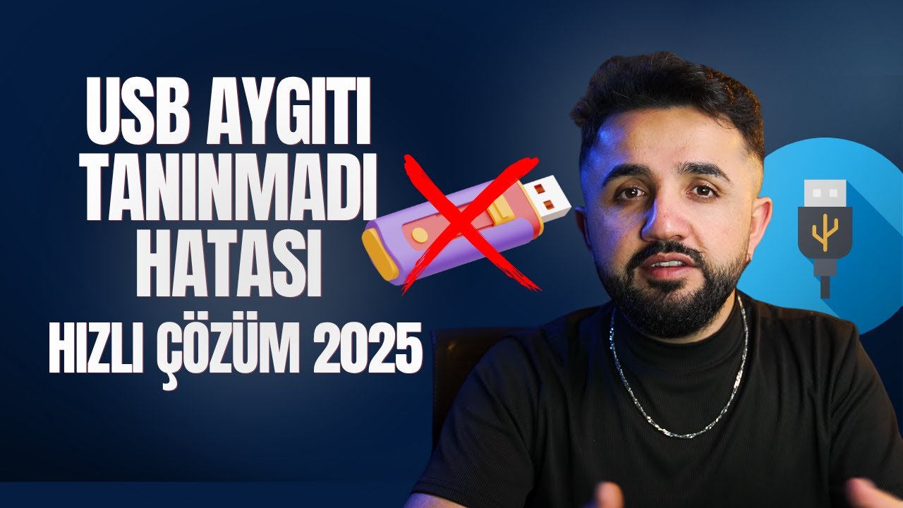 USB AYGITI TANINMADI HATASI ÇÖZÜMÜ 💻 | %100 KESİN YÖNTEMLE USB SORUNUNU GİDER (2025)
