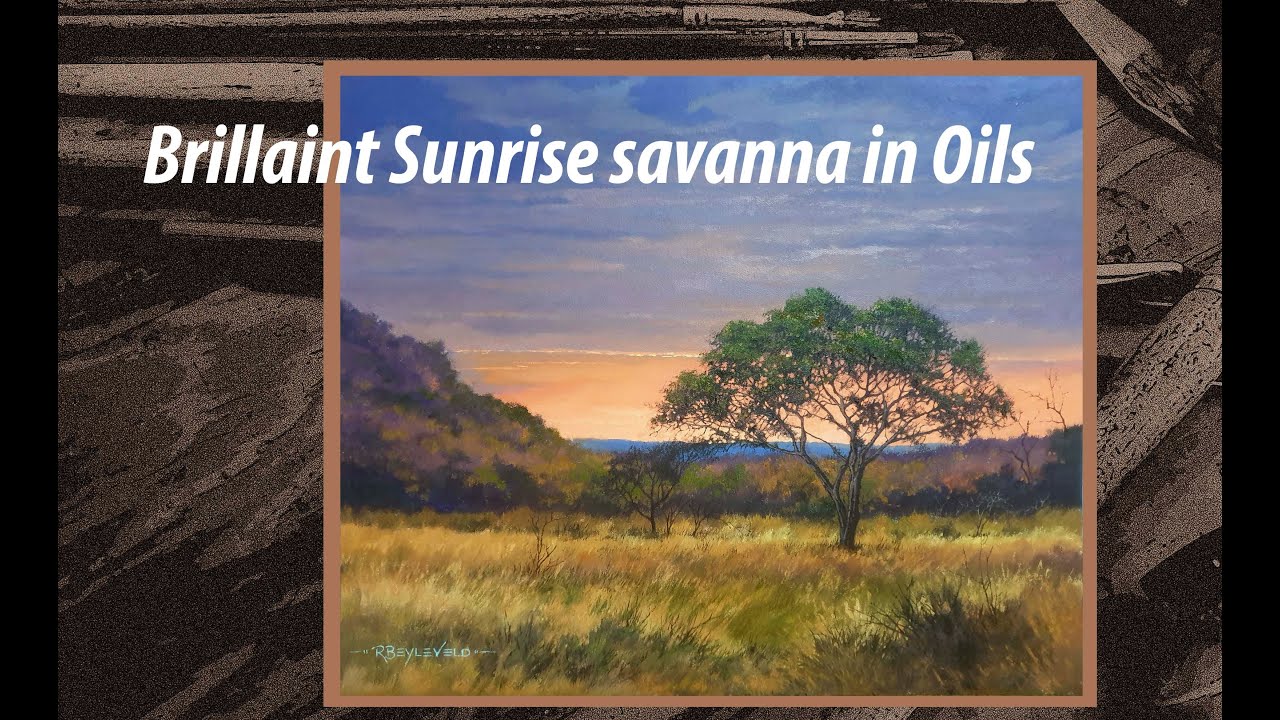 How to paint the bush veld of the Pilanesberg