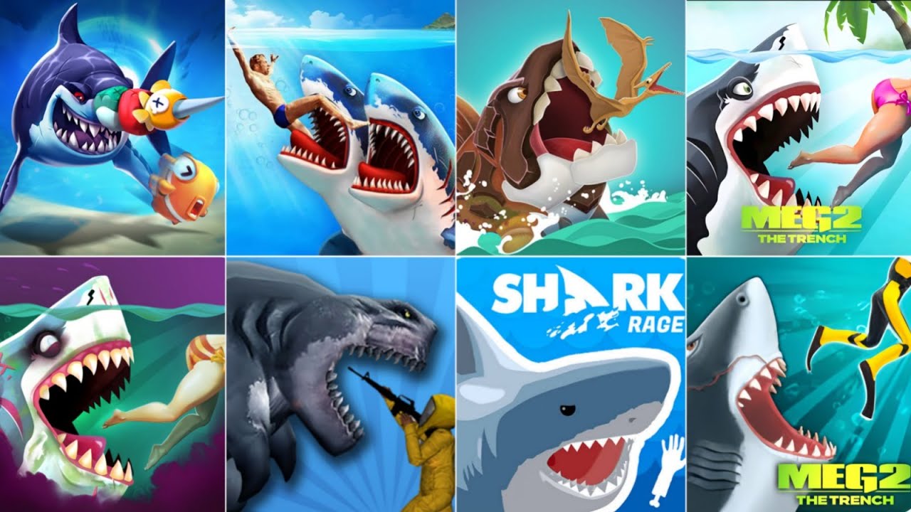 ALL ANDROID SHARK GAME THROUGH THE YEARS (2012-2023)