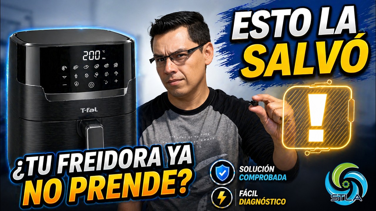¿Por qué mi freidora de aire no enciende?😪 #airfryer #reparacion #freidoradeaire