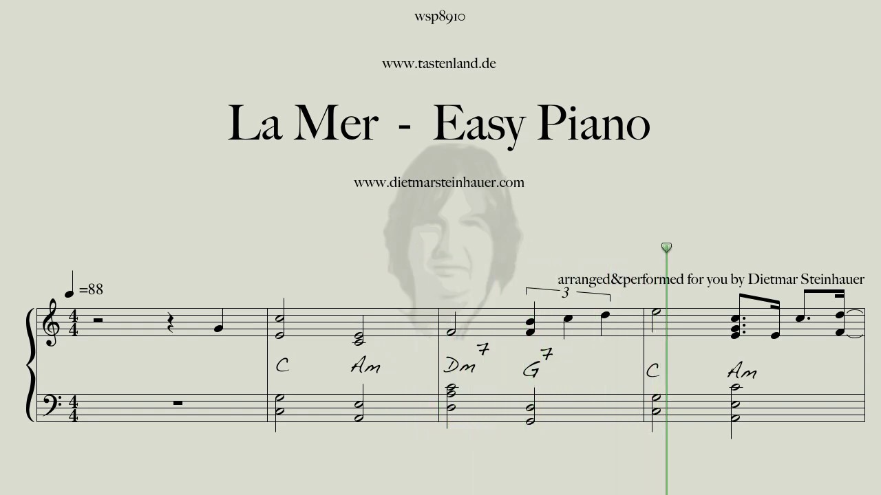 La Mer  -  Easy Piano