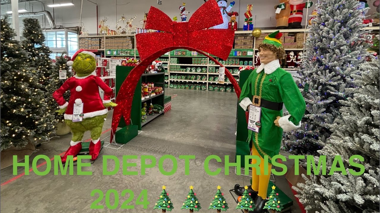 Рождество в Home Depot 2024