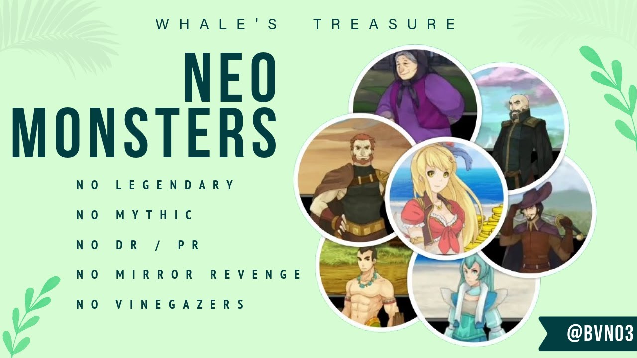 NEO MONSTERS WHALE'S TREASURE - ALL 6 BOSSES