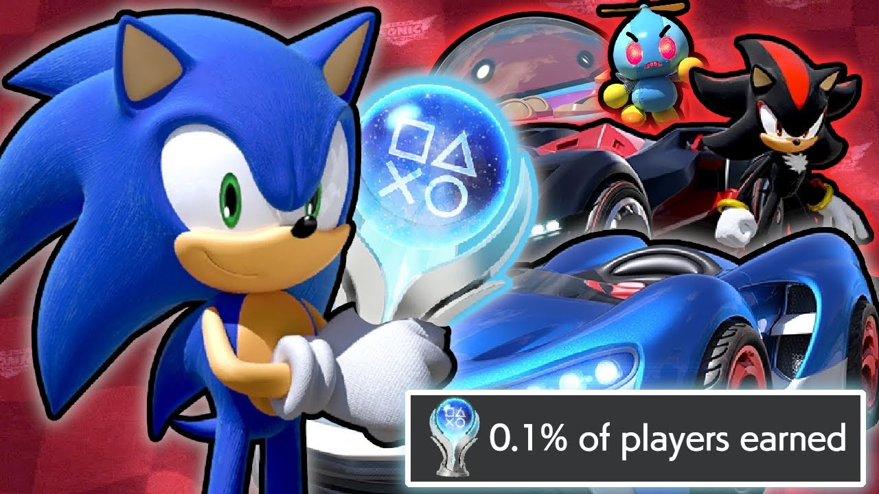 Я наконец-то получил РЕДЧАЙШИЙ платиновый трофей Соника! (Team Sonic Racing)