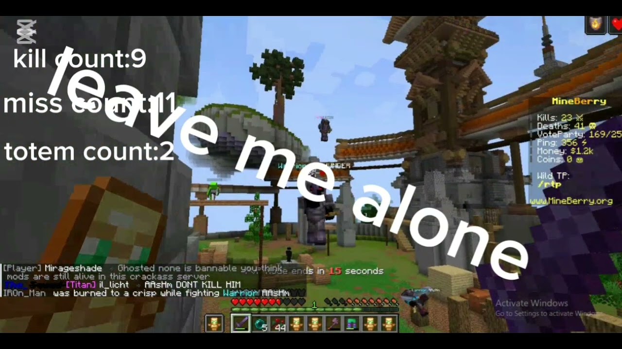 How I lost my loot on mineberry