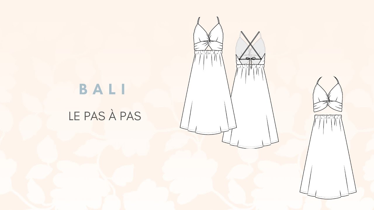 TUTO COUTURE : La robe ou le crop top Bali