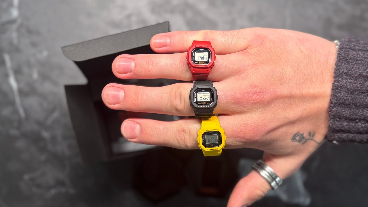 Unboxing the Casio Nano Ring Watches DWN-5600 Series