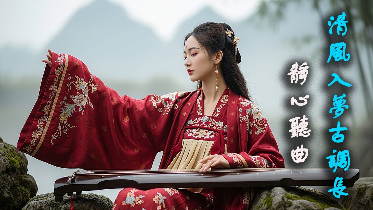 唯美禅境纯音乐 | 心灵疗愈 放松助眠 ♫ 溪声不语 • 古筝 琵琶 箫 • Chinese Quiet Stream Serenity | Lotus Whisper 音乐