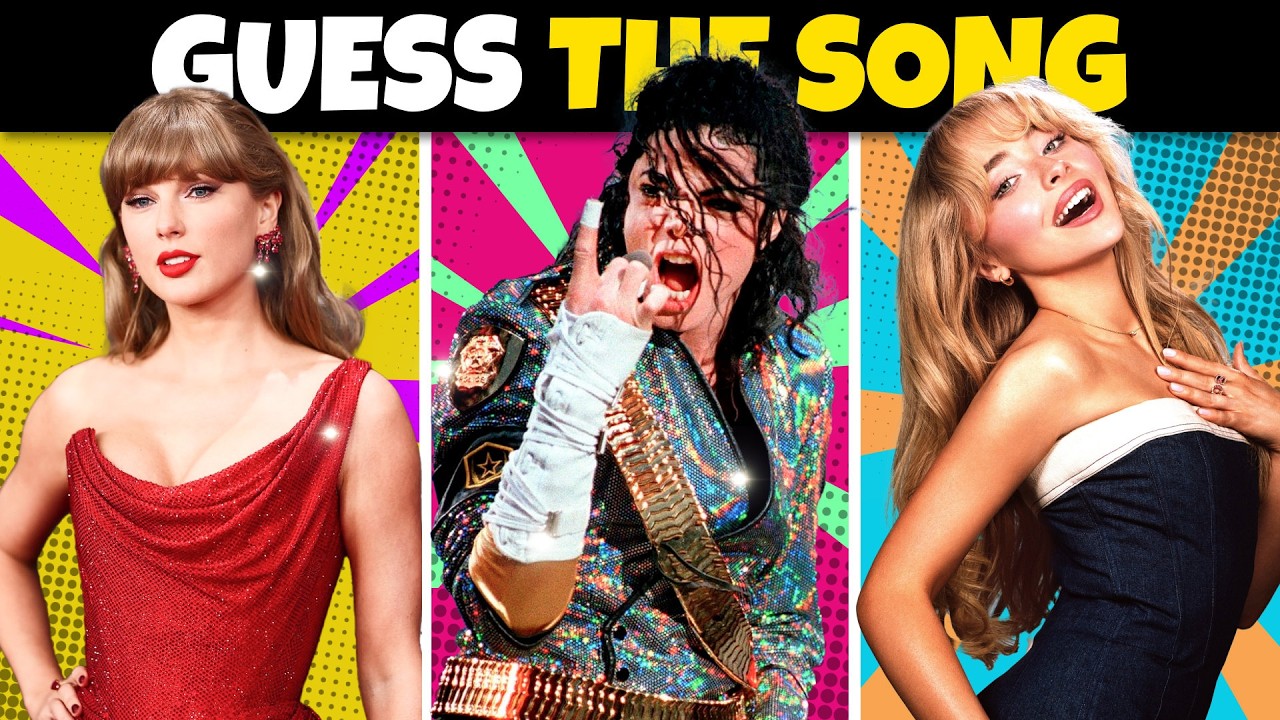 Guess the POP SONG Music Quiz | 50 Random Songs