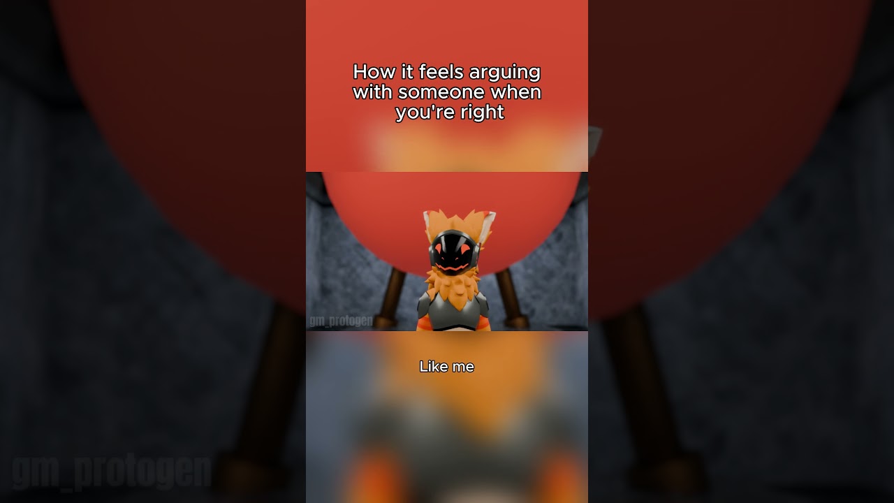 When you're right🗣️🔥  #protogen #meme #fyp #funny #memes #relatable