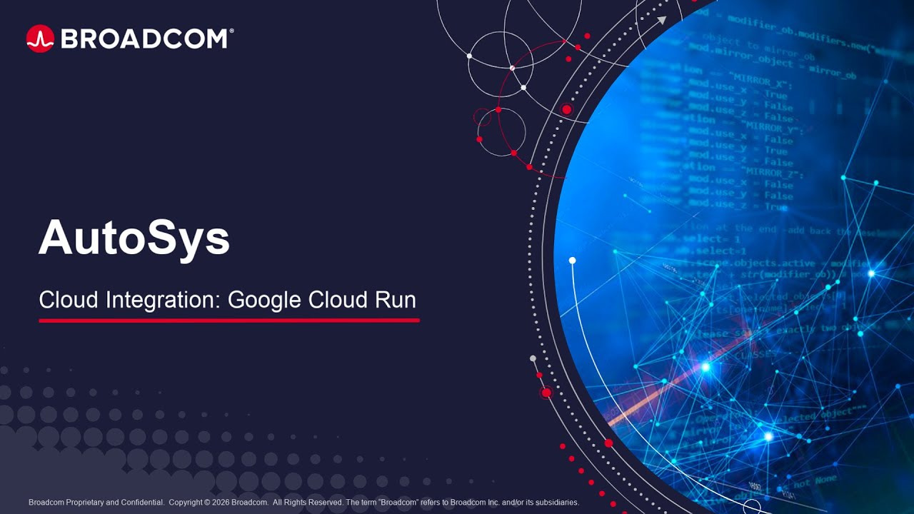 AutoSys Cloud Integration with Google Cloud Run