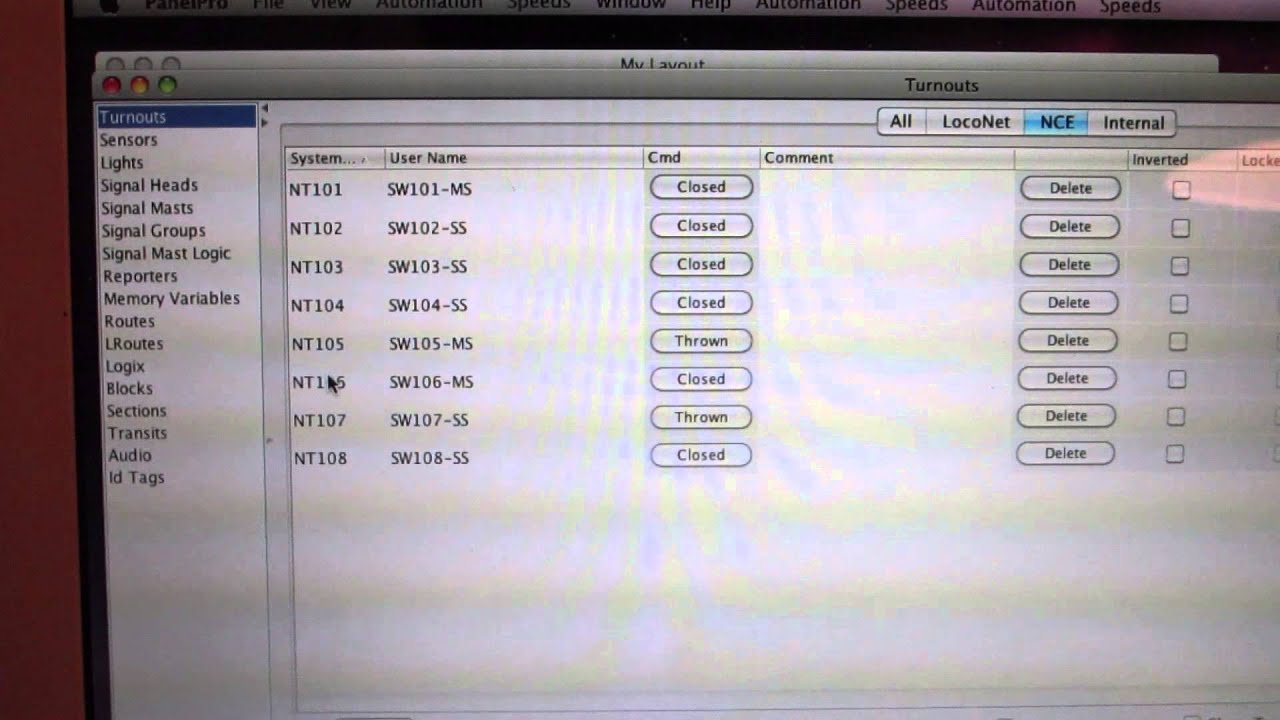 Integrating JMRI with NCE DCC & the HO Layout
