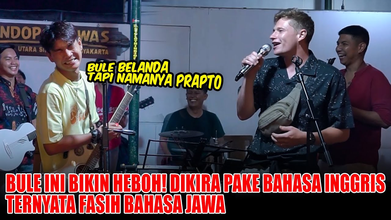 ADA BULE NYANYI LAGU JAWA 😱 | NDX A.K.A - Sayang (Live) Tri Suaka, Prapto