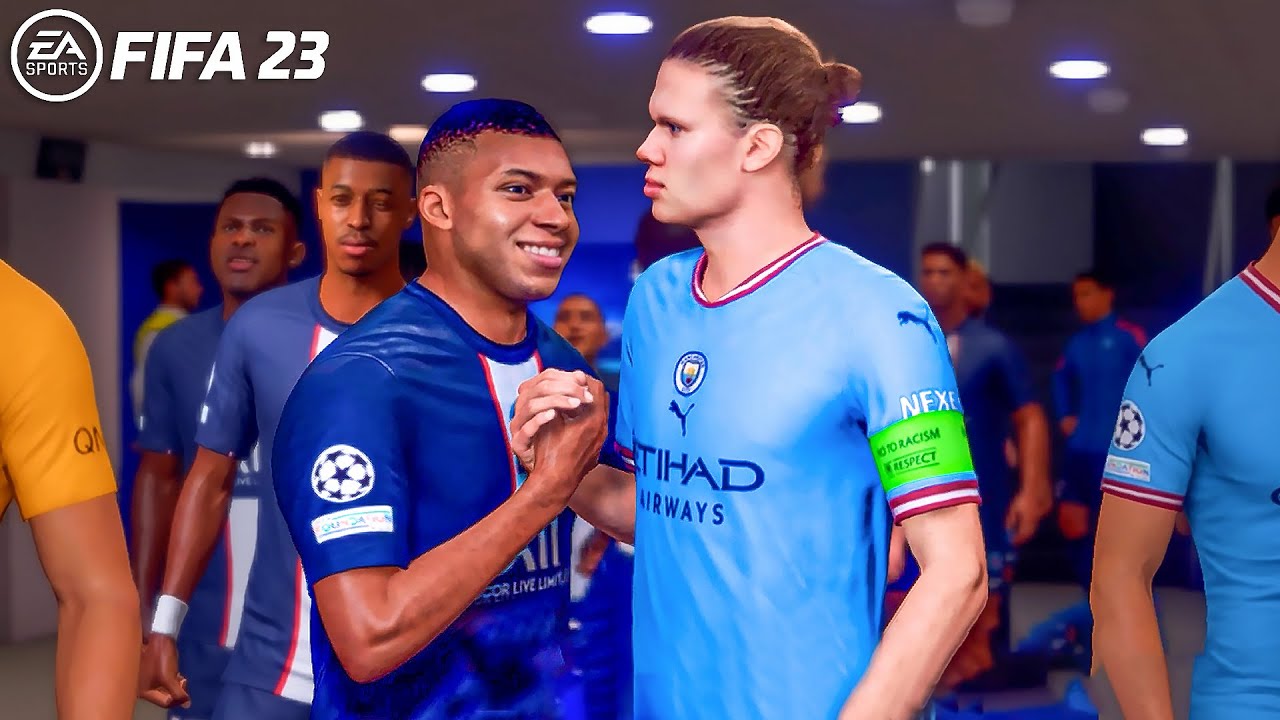 FIFA 23 | PSG Vs Manchester City | Ft. Mbappe, Haaland, | Gameplay