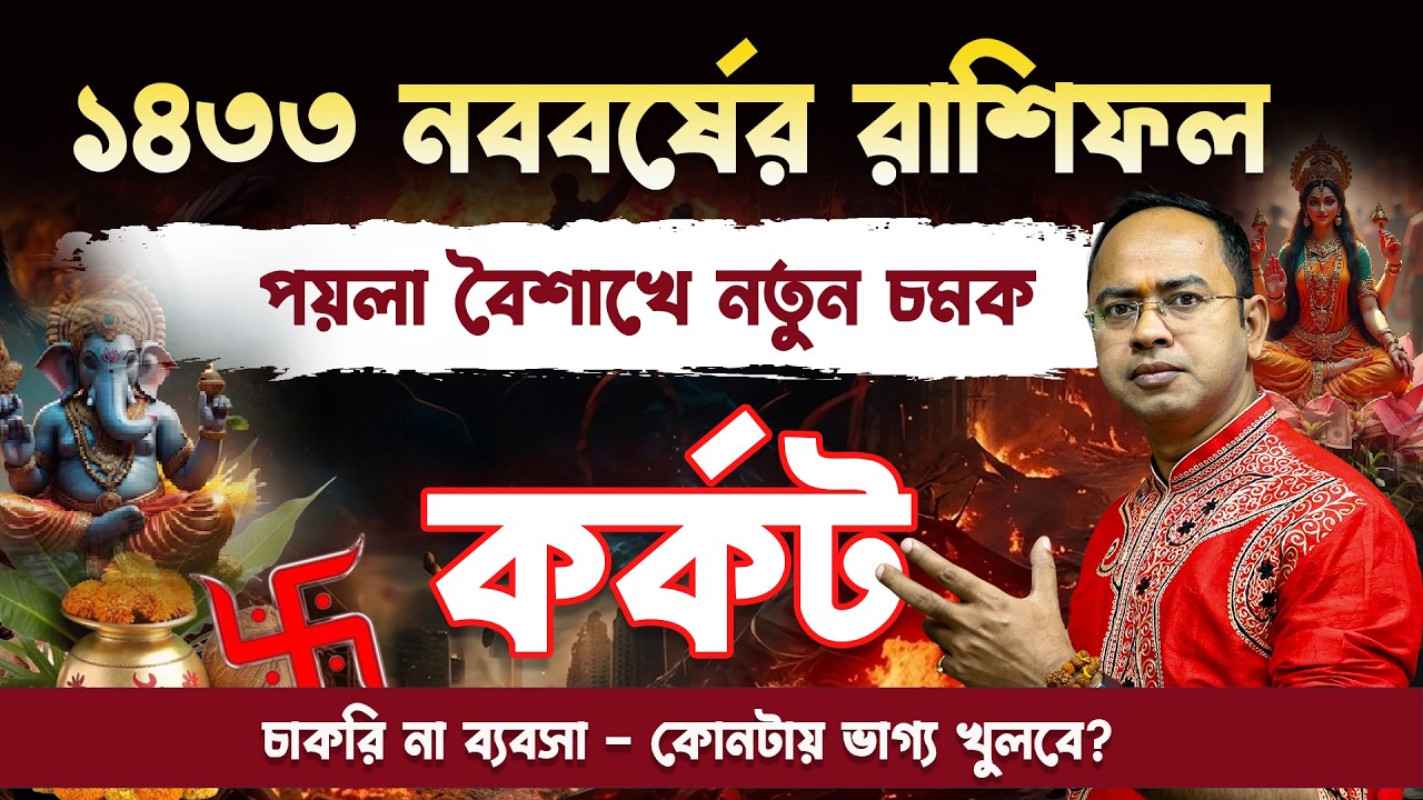 Karkat Rashi–১৪৩৩ সালের ১২ মাসের ১৩ পার্বণ | কর্কট (Cancer) রাশির কেমন কাটবে ১৪৩৩ সাল? | Santanu Dey