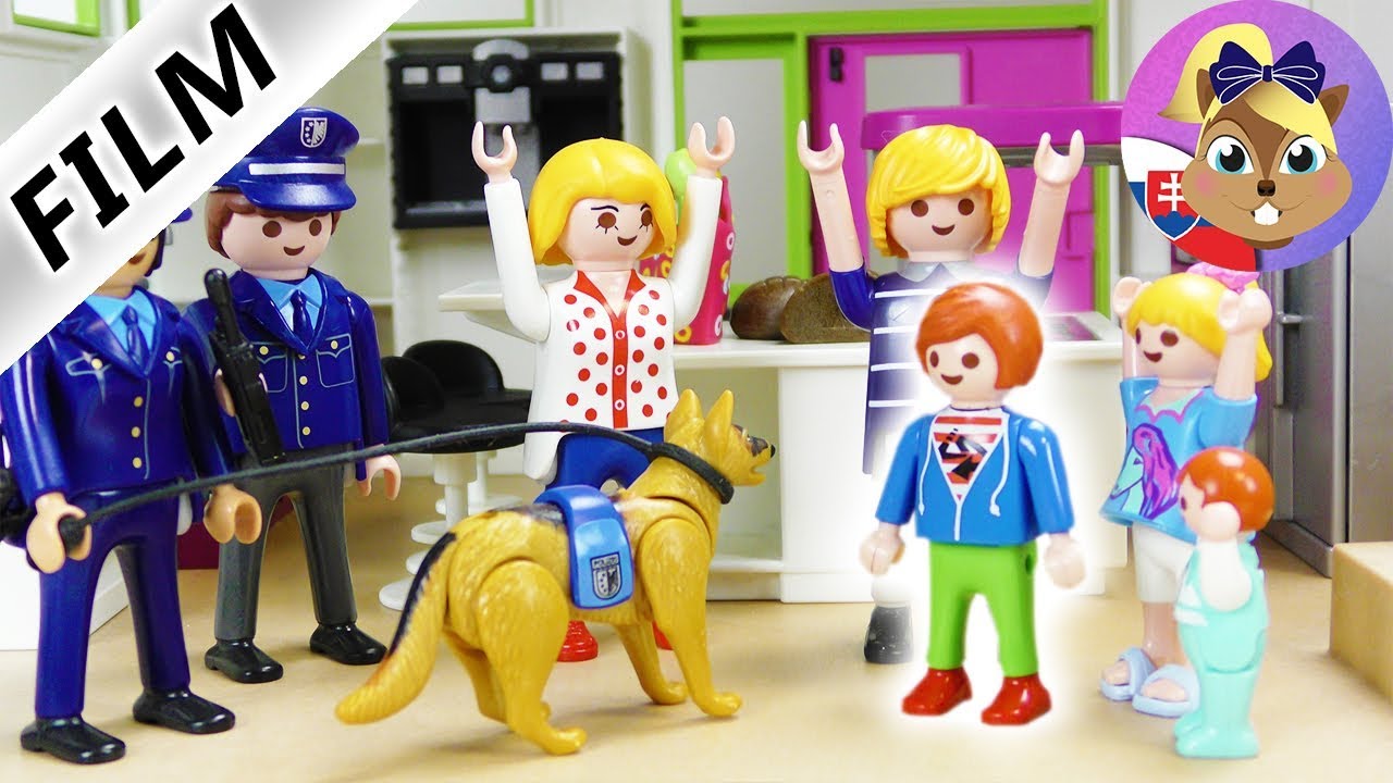 Playmobil po slovensky | JULIÁN SA STRATIL! POLICAJNÝ ZÁSAH SO STOPÁRSKYM PSOM u Vrabcovcov