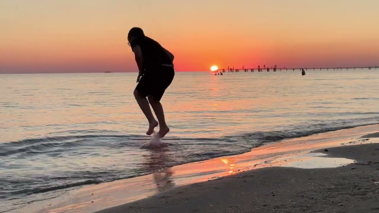 #анапа2025 Закат 🌅 в #джемете Очень красивый пейзаж на море. #день12 