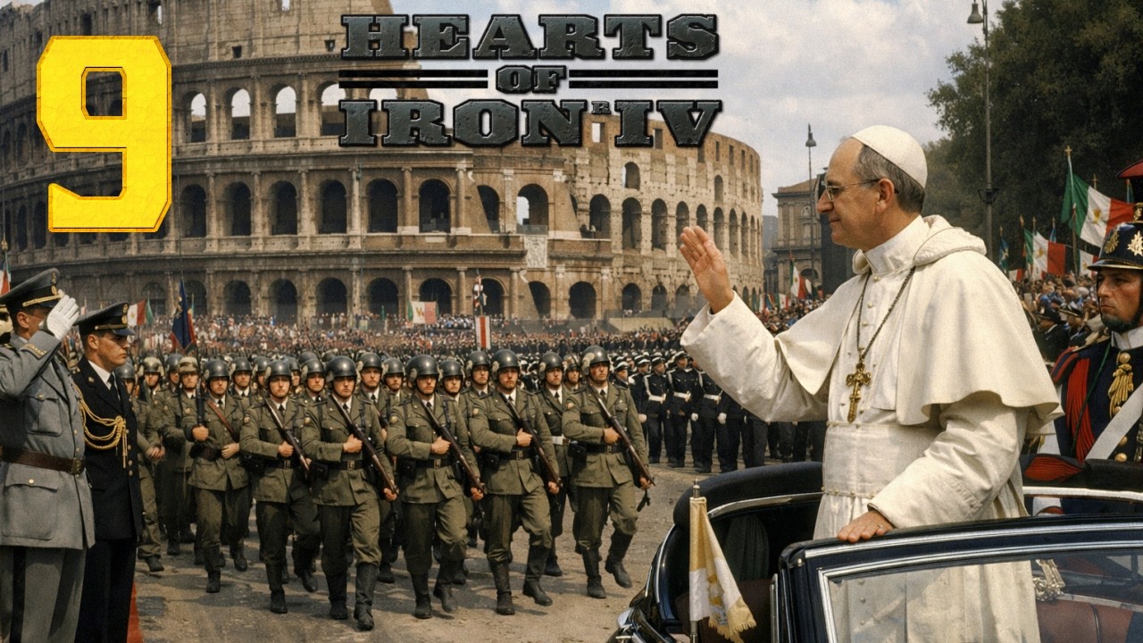 Hearts of Iron IV - Państwo Papieskie #9 [#pl #gameplay]